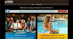 Desktop Screenshot of aguacalienteresort.com